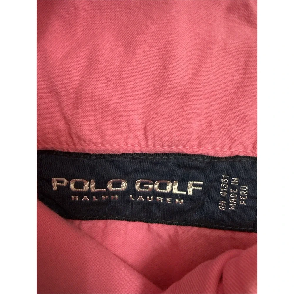 Polo Golf Ralph Lauren Pima Cotton Classic Chino Shorts Size 36‎ Casual Men Pink
